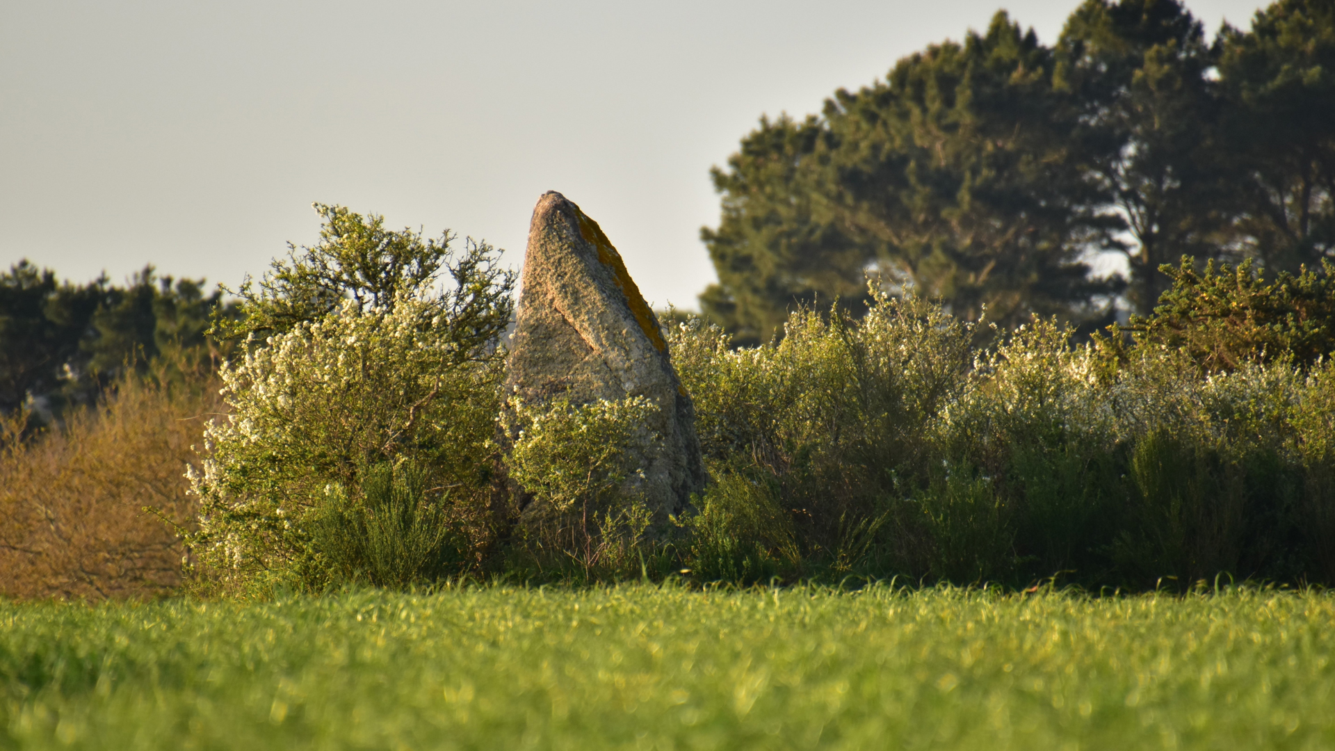 Le grand menhir de Clos er Bé